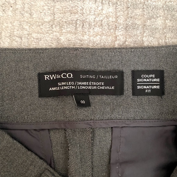 RW&CO. Ankle Length Work Pants - Picture 3 of 3